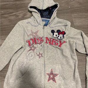 Disney Kids Hoodie - Gray with Red and Black Accents